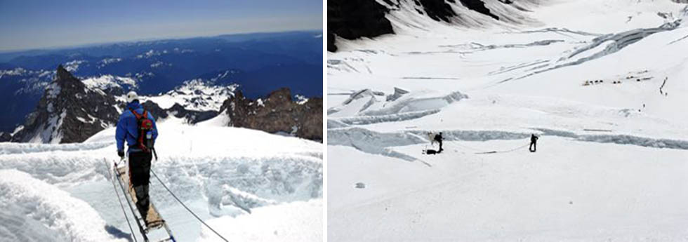 Looking Down on Ingraham Flats