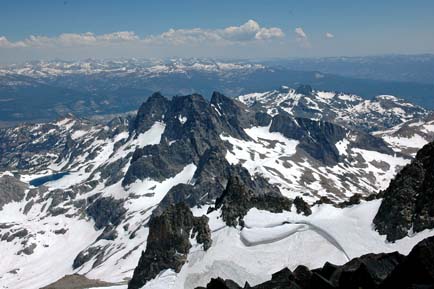 View from the Summit of Mt Ritter View from the Summit of Mt Ritter
