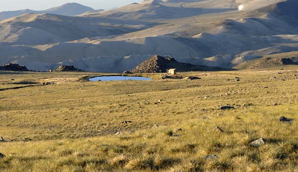 Barcroft Water Source in Distance