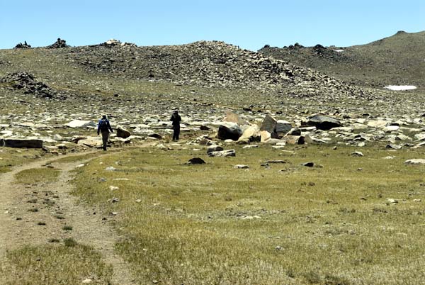 Hikers Just Past the Observatory